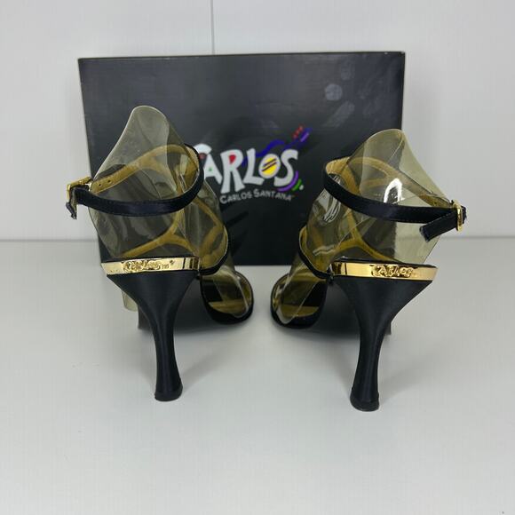 Carlos by Carlos Santana Black Strappy Heels “Angel” – Women’s Size 7.5M - Picture 3 of 11